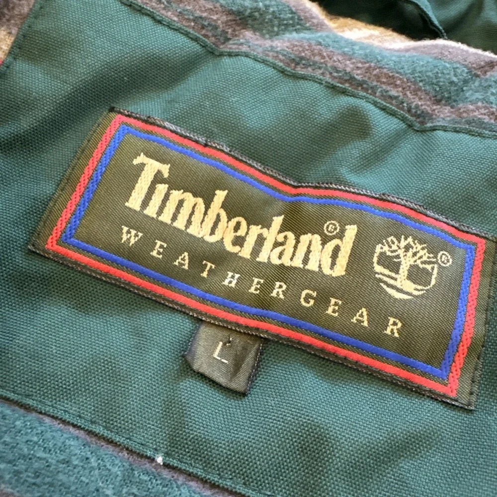 Vintage‎ Timberland Weathergear Jacket Mens L Barn Chore Parka Y2k 90s Green